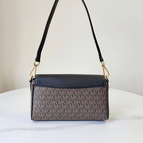 Navy Blue Michael Kors Fleur Ladies Crossbody Underarm Bag - Picture 4 of 10